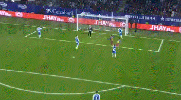 2-0，巴萨完胜西甲第5，8连胜+领先皇马7分，奥尔莫飙无敌世界波